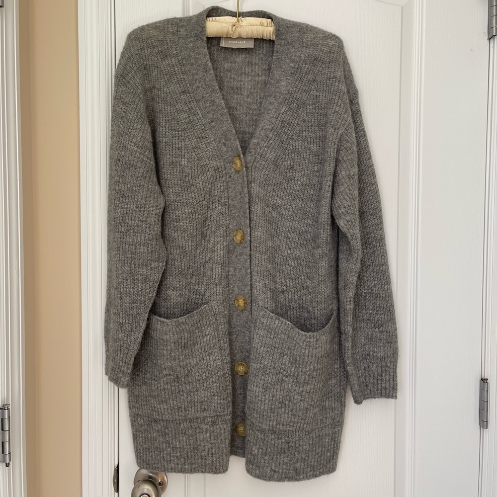 Everlane Oversized Alpaca Cardigan